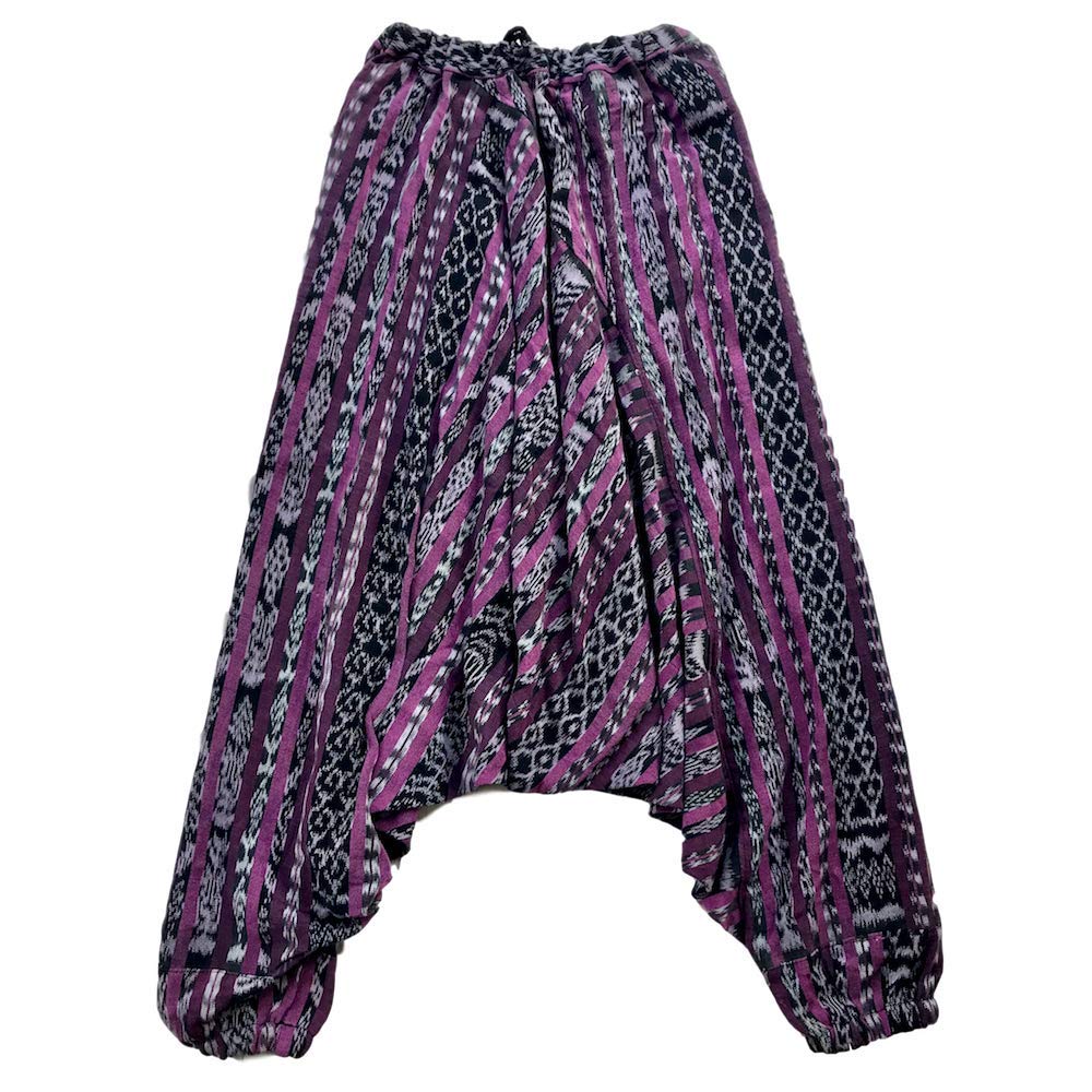 Guatemalan Harem Style Pants - Purple Corte