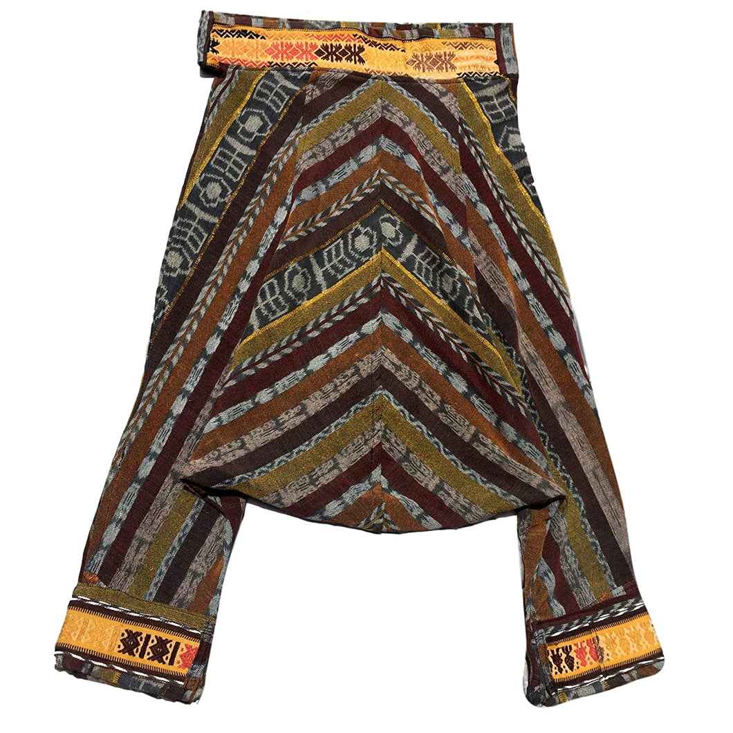 Utz Harem Pants - Native Yellow Maya Geometry