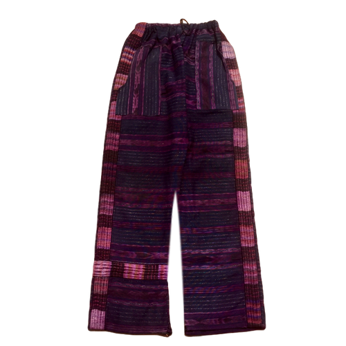 Guatemalan Corte Style Pants - Chichi Purple - Fair Trade Gypsy