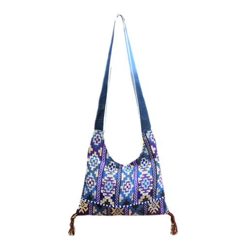 Guatemalan Crossbody Bag - Blue Zunil - Fair Trade Gypsy