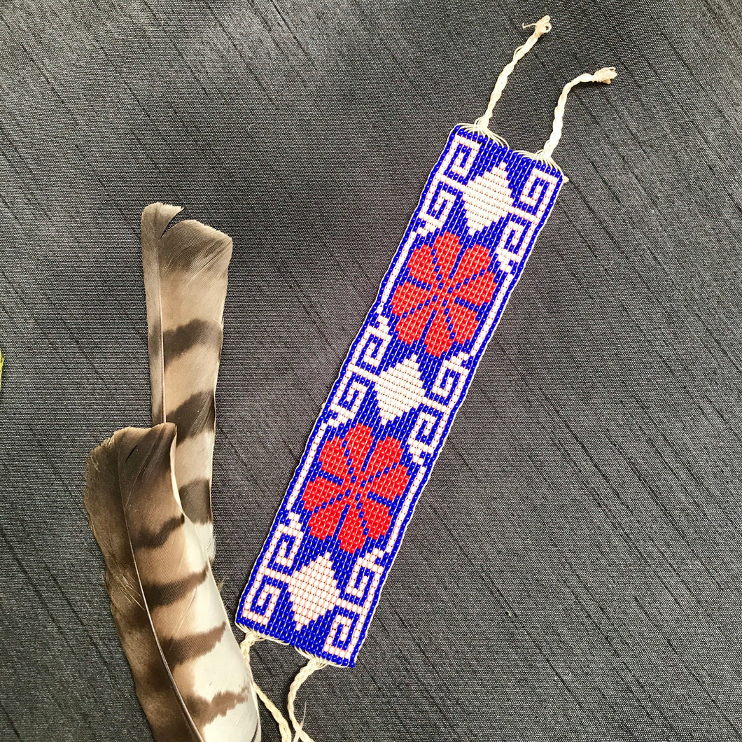 Huichol Beaded Bracelet - Peyote design - Fair Trade Gypsy