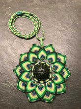 Handmade Macramé Mandala with Jade Peyote Stone - Fair Trade Gypsy