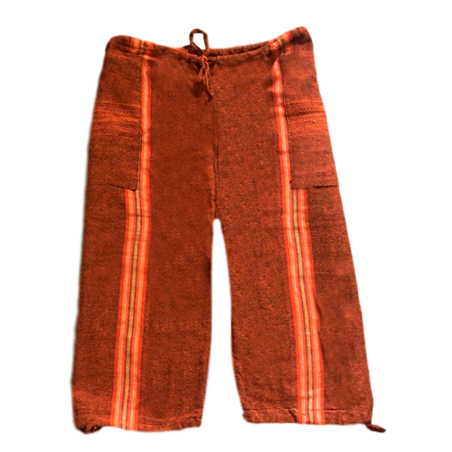 Oaxacan Pescador Board Shorts - Orange - Fair Trade Gypsy